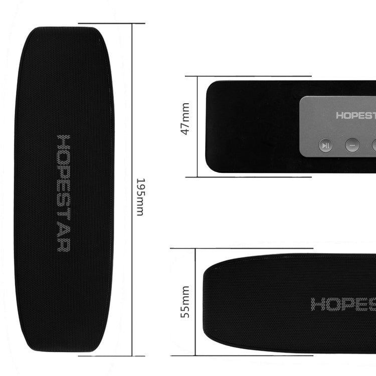 مكبر صوت بلوتوث لاسلكي محمول صغير HOPESTAR H11 على شكل أرنب، ميكروفون مدمج، يدعم AUX / مكالمات بدون استخدام اليدين / FM / TF، H11