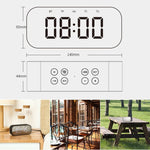 مكبر صوت صغير AEC BT501 بتقنية Bluetooth 5.0 مع LED ومنبه وساعة ومرآة، يدعم بطاقة TF بسعة 32 جيجابايت، BT501