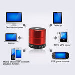 مكبر صوت Bluetooth طراز WS-887 مع حبل معصم، يدعم المكالمات بدون استخدام اليدين وراديو FM وقرص U وبطاقة TF ومدخل AUX