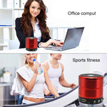 مكبر صوت Bluetooth طراز WS-887 مع حبل معصم، يدعم المكالمات بدون استخدام اليدين وراديو FM وقرص U وبطاقة TF ومدخل AUX