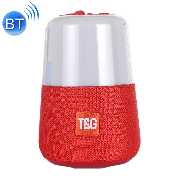 مكبر صوت ستيريو لاسلكي محمول T&G TG168 بتقنية Bluetooth V5.0 مع مقبض، ميكروفون مدمج، يدعم إضاءة LED متوهجة وبطاقة TF وقرص U ومدخل AUX وراديو FM، TG168
