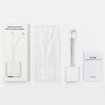 محول NK-1035 Pro 2 في 1 USB-C / Type-C + 8 دبابيس ذكر إلى RJ45 + 8 دبابيس شحن أنثى، NK-1035 Pro