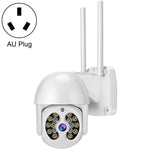 كاميرا IP لاسلكية مقاومة للماء Tuya QX56 بدقة 3.0 مليون بكسل IP66 2.4G، تدعم Amazon Alexa وGoogle Home وكشف الحركة والصوت ثنائي الاتجاه والرؤية الليلية الملونة الكاملة وبطاقة TF، قابس أوروبي، تدعم Amazon Alexa وGoogle Home