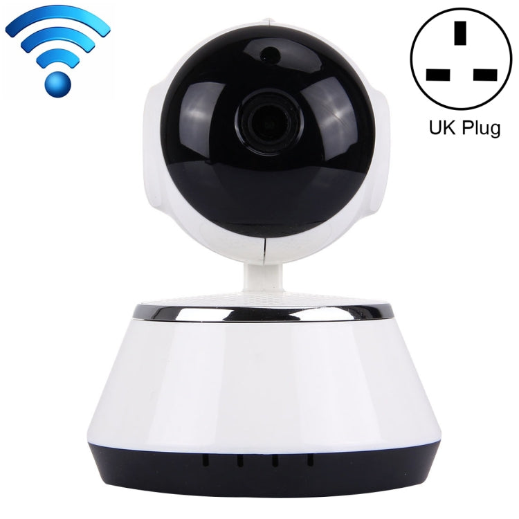 كاميرا IP ذكية لاسلكية V380 HD بدقة 1280 × 720 بكسل 1.0 ميجابكسل قابلة للدوران 360 درجة، تدعم بطاقة TF، صوت ثنائي الاتجاه، V380