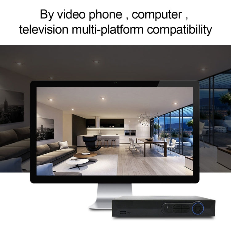 كاميرا IP ذكية لاسلكية V380 HD بدقة 1280 × 720 بكسل 1.0 ميجابكسل قابلة للدوران 360 درجة، تدعم بطاقة TF، صوت ثنائي الاتجاه، V380