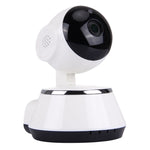كاميرا IP ذكية لاسلكية V380 HD بدقة 1280 × 720 بكسل 1.0 ميجابكسل قابلة للدوران 360 درجة، تدعم بطاقة TF، صوت ثنائي الاتجاه، V380