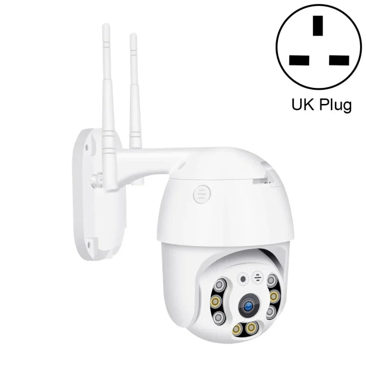 QX21 كاميرا IP واي فاي بدقة 1080P HD، تدعم الرؤية الليلية وكشف الحركة والصوت ثنائي الاتجاه وبطاقة TF، قابس أسترالي، QX21