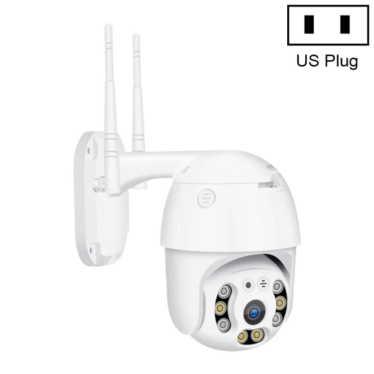 QX21 كاميرا IP واي فاي بدقة 1080P HD، تدعم الرؤية الليلية وكشف الحركة والصوت ثنائي الاتجاه وبطاقة TF، قابس أسترالي، QX21