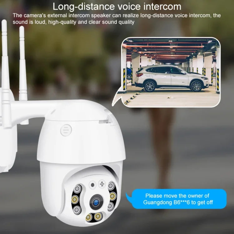 QX21 كاميرا IP واي فاي بدقة 1080P HD، تدعم الرؤية الليلية وكشف الحركة والصوت ثنائي الاتجاه وبطاقة TF، قابس أسترالي، QX21