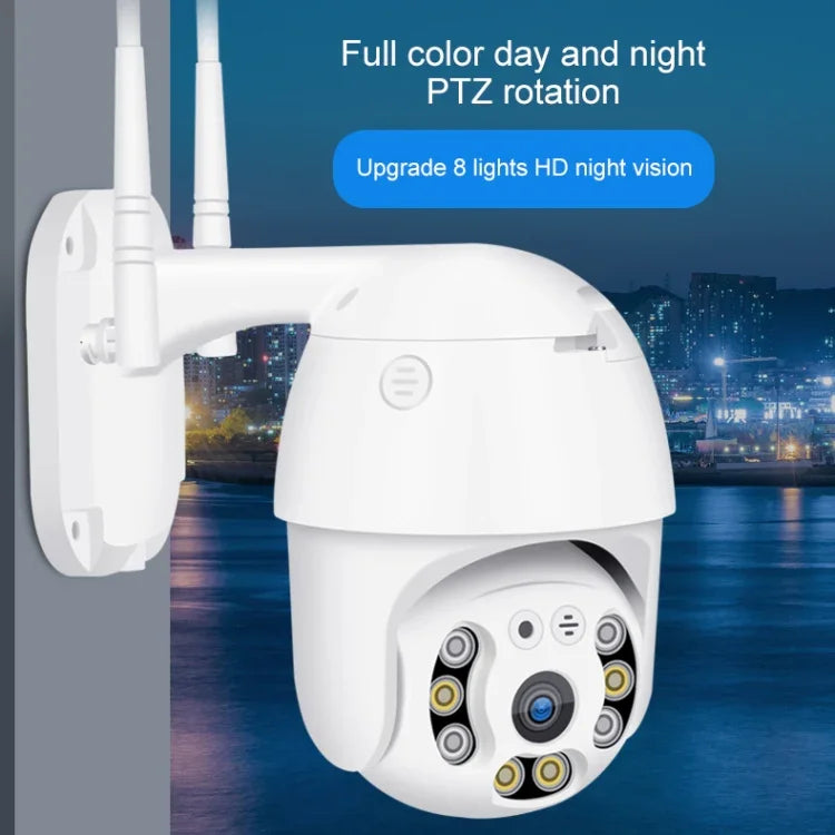 QX21 كاميرا IP واي فاي بدقة 1080P HD، تدعم الرؤية الليلية وكشف الحركة والصوت ثنائي الاتجاه وبطاقة TF، قابس أسترالي، QX21
