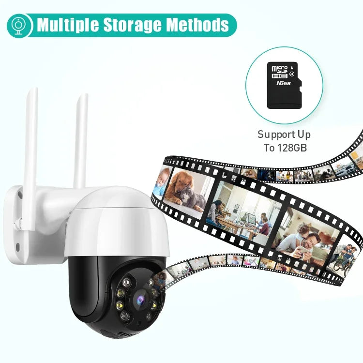 كاميرا IP WiFi QX29 بدقة 3.0 ميجابكسل HD، تدعم الرؤية الليلية وكشف الحركة والصوت ثنائي الاتجاه وبطاقة TF، بمقبس أسترالي، QX29