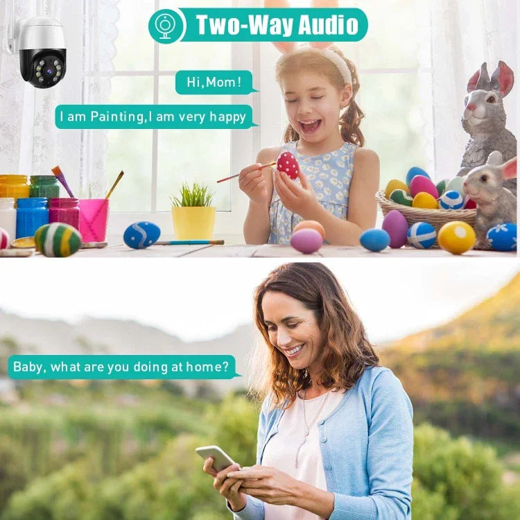 كاميرا IP WiFi QX29 بدقة 3.0 ميجابكسل HD، تدعم الرؤية الليلية وكشف الحركة والصوت ثنائي الاتجاه وبطاقة TF، بمقبس أسترالي، QX29
