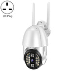 كاميرا واي فاي بانورامية PTZ بدقة 1080P QX33 تدور 360 درجة، تدعم الرؤية الملونة ليلاً ونهاراً، اتصال صوتي ثنائي الاتجاه، إنذار كشف حركة، تشغيل فيديو، بطاقة TF بسعة 64 جيجابايت، قابس أسترالي، QX33