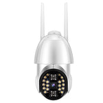 كاميرا واي فاي بانورامية PTZ بدقة 1080P QX33 تدور 360 درجة، تدعم الرؤية الملونة ليلاً ونهاراً، اتصال صوتي ثنائي الاتجاه، إنذار كشف حركة، تشغيل فيديو، بطاقة TF بسعة 64 جيجابايت، قابس أسترالي، QX33
