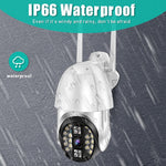 كاميرا واي فاي بانورامية PTZ بدقة 1080P QX33 تدور 360 درجة، تدعم الرؤية الملونة ليلاً ونهاراً، اتصال صوتي ثنائي الاتجاه، إنذار كشف حركة، تشغيل فيديو، بطاقة TF بسعة 64 جيجابايت، قابس أسترالي، QX33