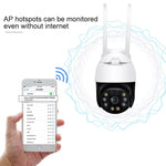 كاميرا QX36 1080P 3.0MP عدسة 3.6 مم IP65 مقاومة للماء PTZ دوارة 360 درجة واي فاي، تدعم ألوان كاملة نهاراً وليلًا، صوت ثنائي الاتجاه، كشف حركة بشري، تشغيل فيديو، بطاقة TF بسعة 128 جيجابايت، قابس أسترالي، QX36