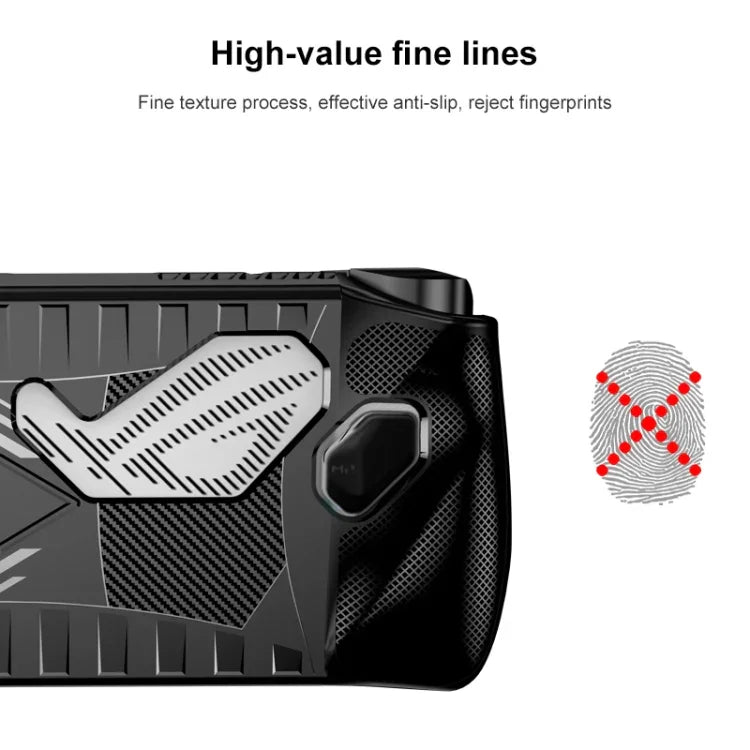 غطاء حماية TPU لجهاز ألعاب ASUS ROG Ally، غطاء TPU (أسود)، غطاء TPU (أبيض)