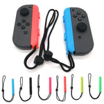 زوج من أساور مع حبل معصم لإكسسوارات الألعاب لجهاز Nintendo Switch Joy-Con
