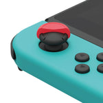 غطاء زر عصا تحكم ألعاب لليد اليسرى واليمنى لـ Switch، لـ Switch (أسود)، لـ Switch (أزرق + أرجواني)، لـ Switch (أخضر + أحمر)، لـ Switch (أحمر)
