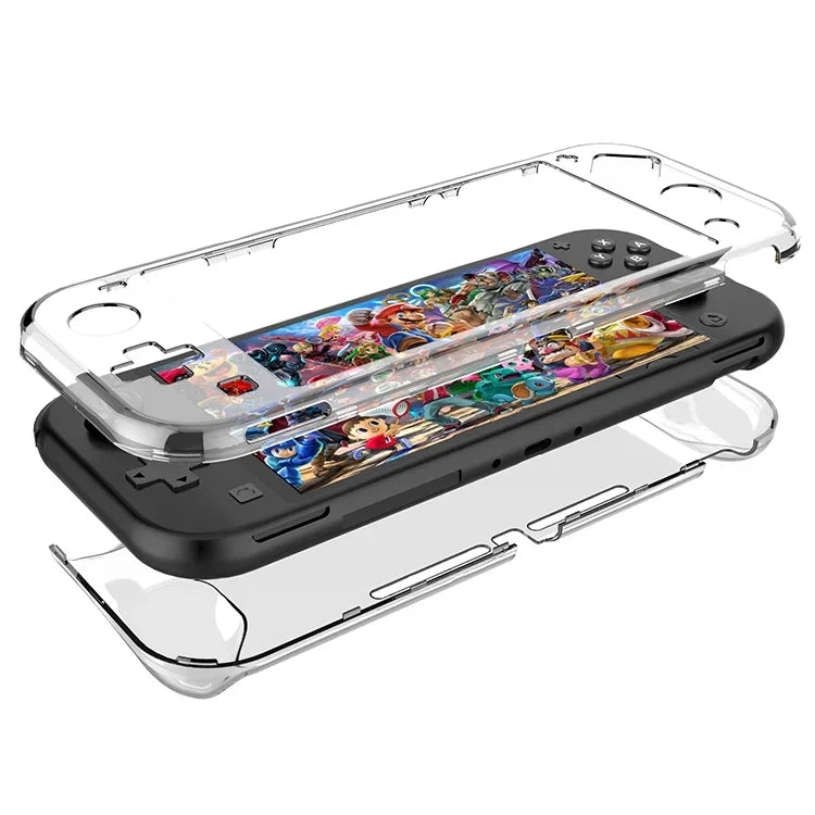غطاء حماية شفاف من PC صديق للبيئة لكونسول Nintendo Switch Lite، غطاء حماية PC