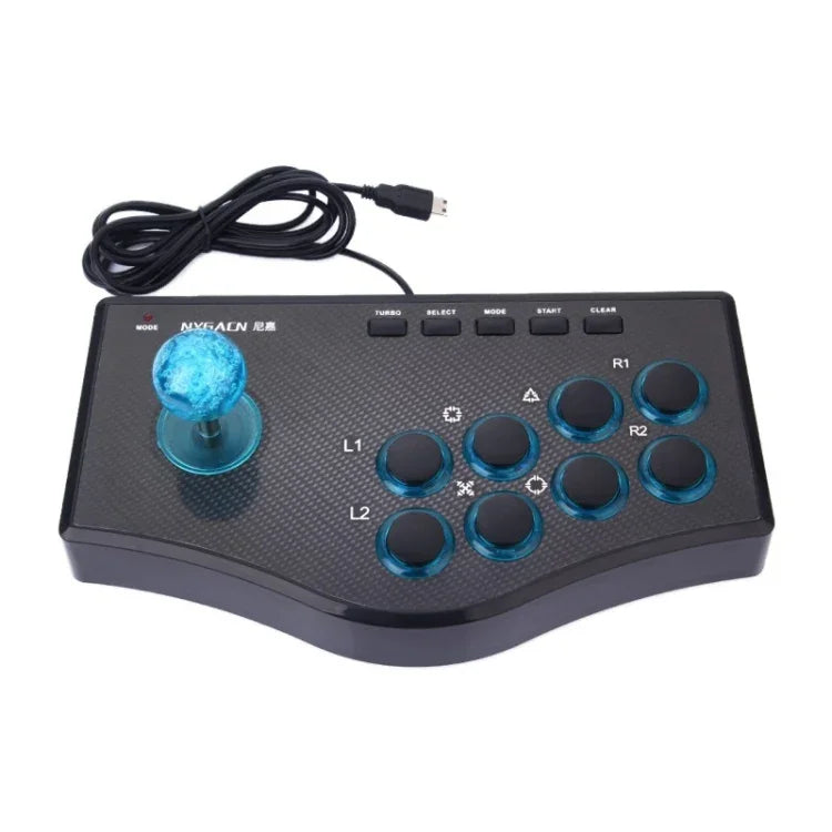 مقبض لعبة USB Gladiator Street Machine مع ذراع تحكم لجهاز PC / PS3 / صندوق التلفاز، مقبض USB