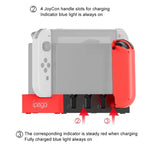 قاعدة شحن وحامل يد تحكم لعبة iPega PG-9186 مع مؤشر لجهاز Nintendo Switch Joy-Con، PG-9186