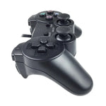 مقبض تحكم ألعاب سلكي مزدوج الاهتزاز لجهاز PS2