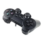 مقبض تحكم ألعاب سلكي مزدوج الاهتزاز لجهاز PS2