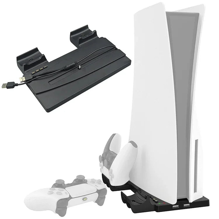 حامل شحن عمودي بقاعدة مع مقبض لجهاز PS5، iPlay HBP-269