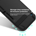 غطاء TPU صلب مقاوم للصدمات بلون نقي لجهاز Nintendo Switch