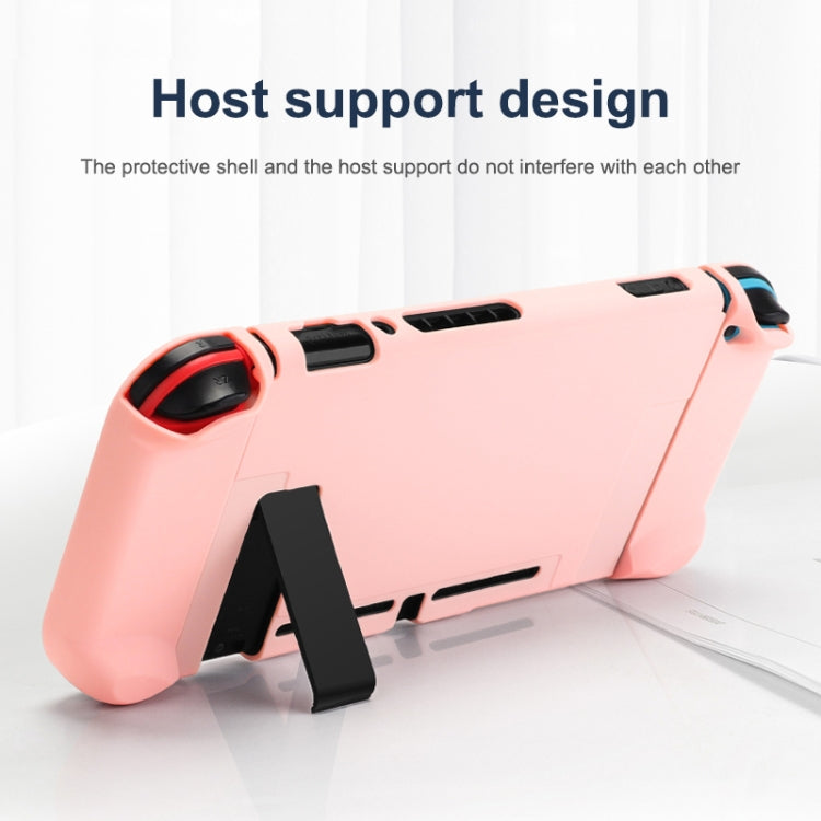 غطاء TPU صلب مقاوم للصدمات بلون نقي لجهاز Nintendo Switch