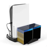قاعدة مروحة تبريد وشحن متعددة الوظائف مع صينية تخزين لجهاز PS5 De / UHD من KJH P5-010-2، KJH P5-010-2