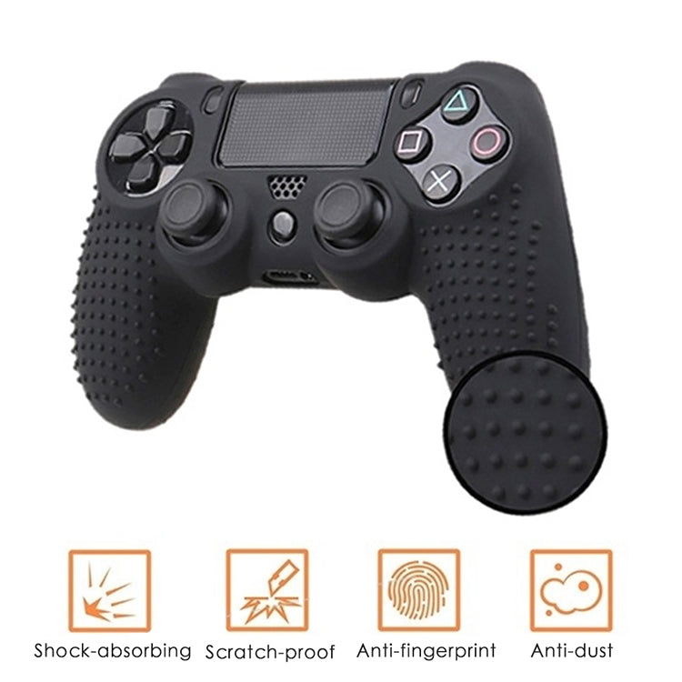 غطاء حماية من السيليكون غير قابل للانزلاق لجهاز Sony PS4