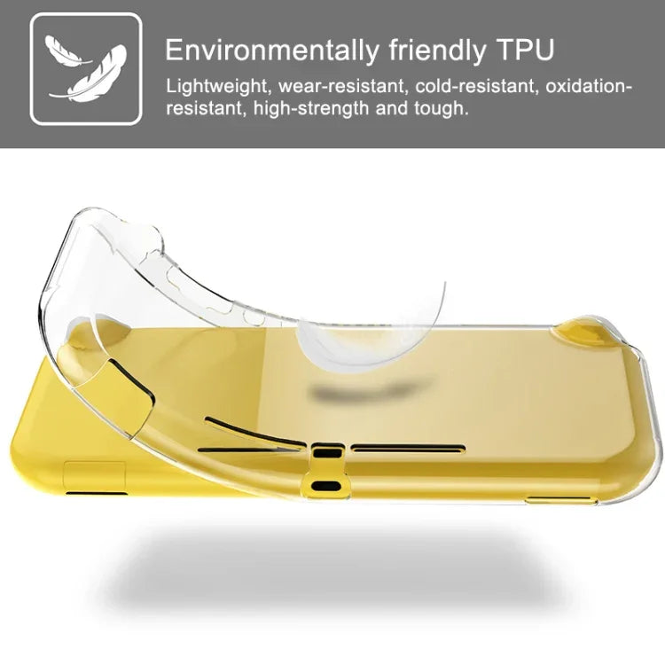 غطاء حماية شفاف ناعم من TPU مقاوم للصدمات لجهاز Switch Lite، لجهاز Switch Lite