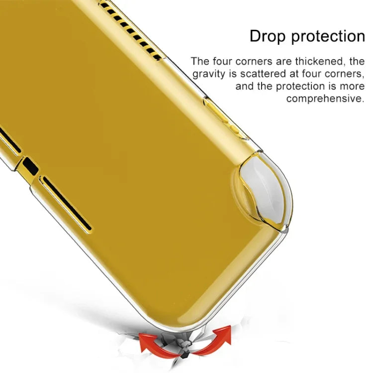 غطاء حماية شفاف ناعم من TPU مقاوم للصدمات لجهاز Switch Lite، لجهاز Switch Lite