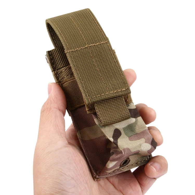 غطاء / حقيبة واقية لمصباح يدوي صغير متعدد الوظائف للرياضات الخارجية، الحجم: 15 × 4.7 × 2 سم