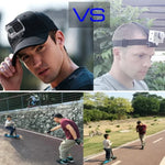 قبعة شمسية خارجية بيسبول مع حامل كاميرا مدمج لـ GoPro وSJCAM وXiaomi Xiaoyi كاميرات الأكشن الرياضية