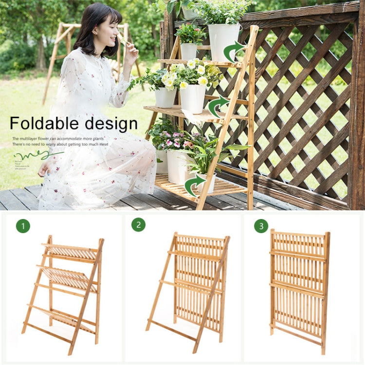 حامل نباتات معلق من الخيزران بثلاث طبقات رفوف أصص زهور رف تخزين طي رف عرض للنباتات، العرض: 70 سم، ثلاث طبقات العرض: 70 سم (أخضر)، ثلاث طبقات العرض: 70 سم (أبيض)، ثلاث طبقات العرض: 70 سم (مشمشي)