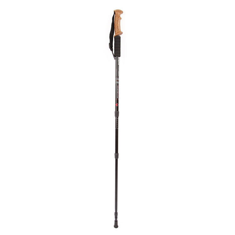 عصا المشي Aotu AT7551 بطول 135 سم من سبائك الألمنيوم للتخييم في الهواء الطلق، أسود#135cm، أزرق#135cm، أحمر#135cm، فضي#135cm
