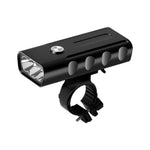 ضوء أمامي للدراجة قابلة للشحن عبر USB BX3، مصباح LED على المقود (10 ساعات، مصباح T6+A02)، 10 ساعات، مصباح T6+A02