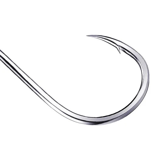 ISE 500 PCS Mixed Size Fish Barbed Hook Fishing Hooks, 6-15 #