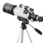 تلسكوب فلكي عالي الدقة WR852 16x/66x70 مع حامل ثلاثي القوائم، 66x70 أبيض