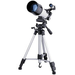 تلسكوب فلكي عالي الدقة WR852-3 16x/66x70 مع حامل ثلاثي القوائم ومشبك تثبيت الهاتف وفلتر القمر، 66x70 أبيض + فلتر القمر، 66x70 أزرق + فلتر القمر