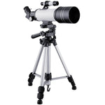 تلسكوب فلكي عالي الدقة WR852-3 16x/66x70 مع حامل ثلاثي القوائم ومشبك تثبيت الهاتف وفلتر القمر، 66x70 أبيض + فلتر القمر، 66x70 أزرق + فلتر القمر