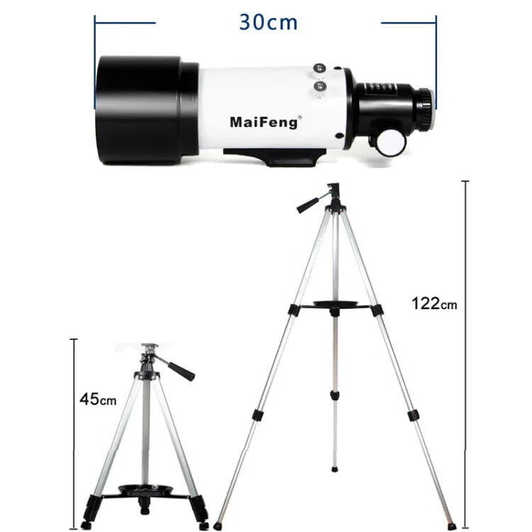 تلسكوب فلكي عالي الدقة Maifeng40070 233x70 مع حامل ثلاثي القوائم، 233x70