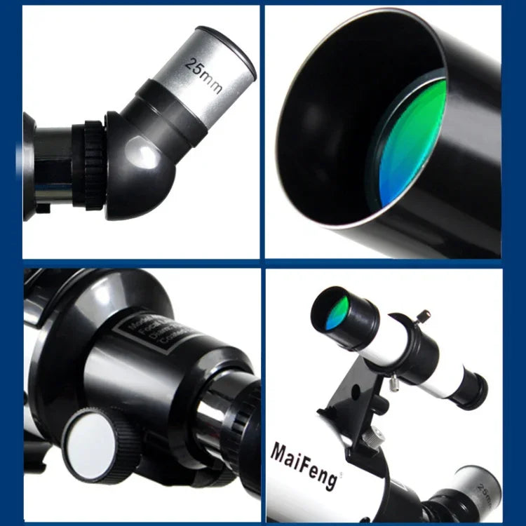 تلسكوب فلكي عالي الدقة Maifeng40070 233x70 مع حامل ثلاثي القوائم، 233x70