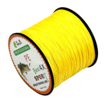 HENGJIA 6.0# 0.40mm 60LB 27.2kg Tension 500m Extra Strong 4 Shares Braid PE Fishing Line Kite Line, 6.0# 0.40mm 60LB