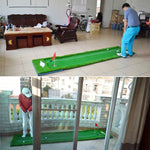 PGM Golf Double Colors Putting Mat Push Rod Trainer, Size: 75x300cm, Size: 75x300cm