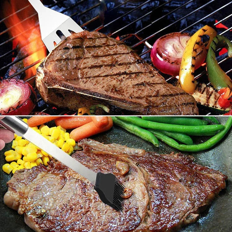 18 in 1 Outdoor Tableware Set Camping Barbecue Tableware Picnic Tool Set, 18 in 1