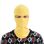 Balaclava Style Unisex Elastic Lycra Dual Holes Biking Head Mask, BT-07 Head Mask(Blue), BT-01 Head Mask(Magenta), BT-12 Head Mask(Purple), BT-11 Head Mask(Red), BT-04 Head Mask(White), BT-02 Head Mask(Yellow), BT-09 Head Mask(Black)                   ...